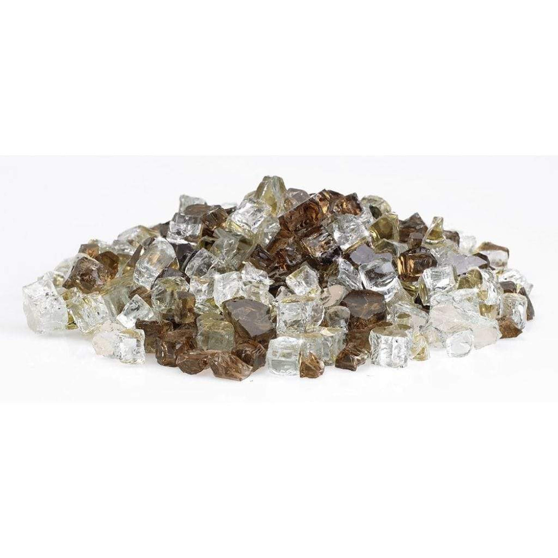 American Fireglass 1/2" Zion Reflective Pre-Mixed Fire Glass