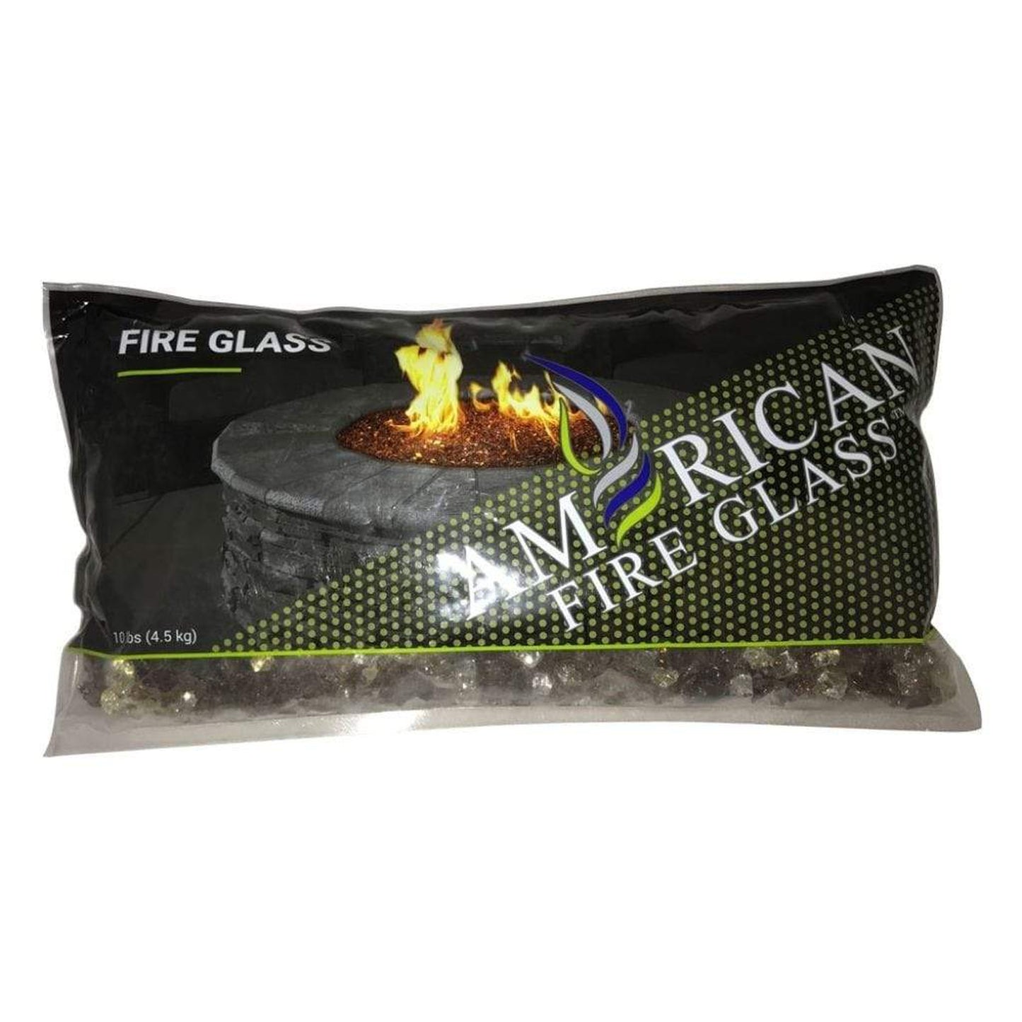 American Fireglass 1/2" Zion Reflective Pre-Mixed Fire Glass