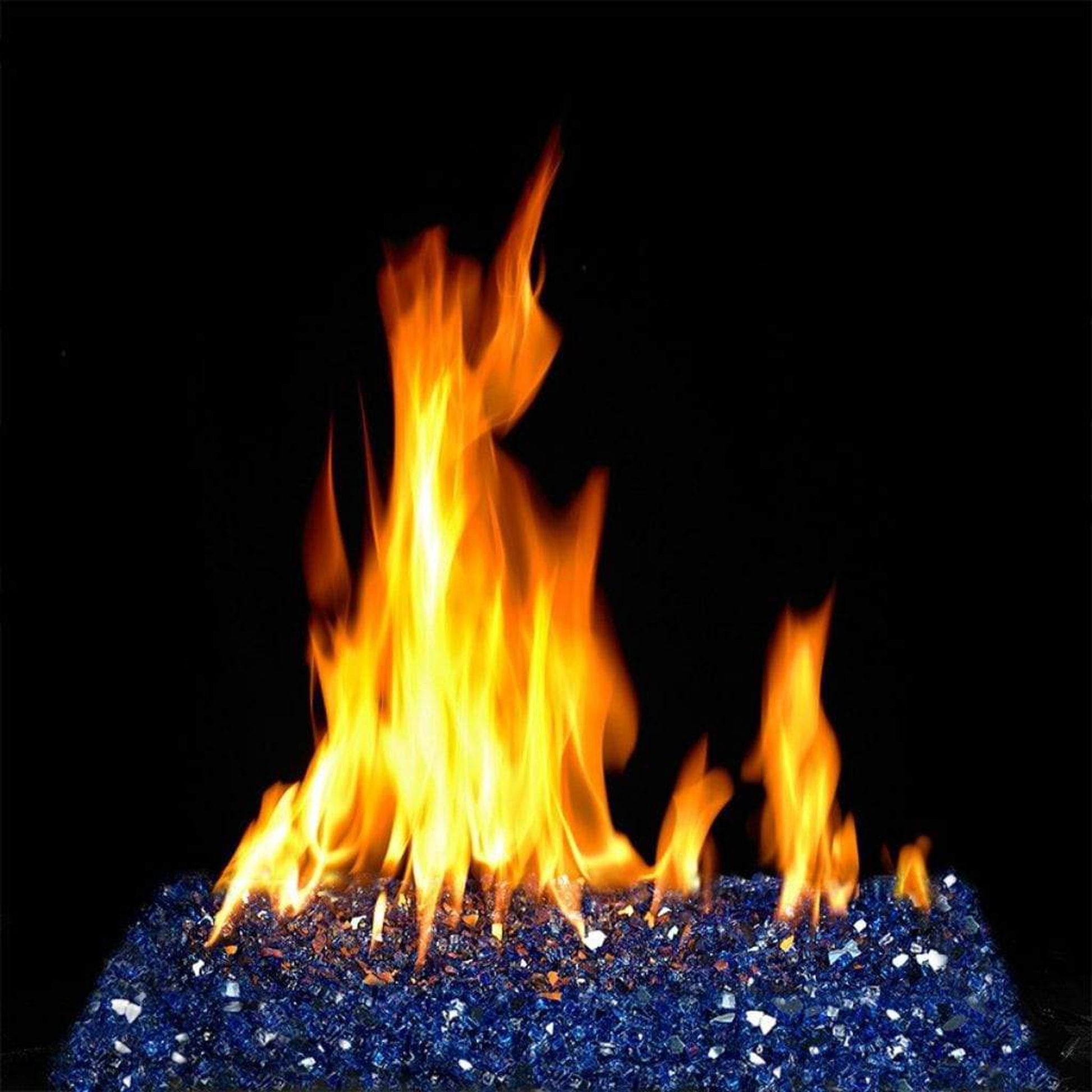 American Fireglass 12" x 6" Stainless Steel H-Style Burner - Natural Gas