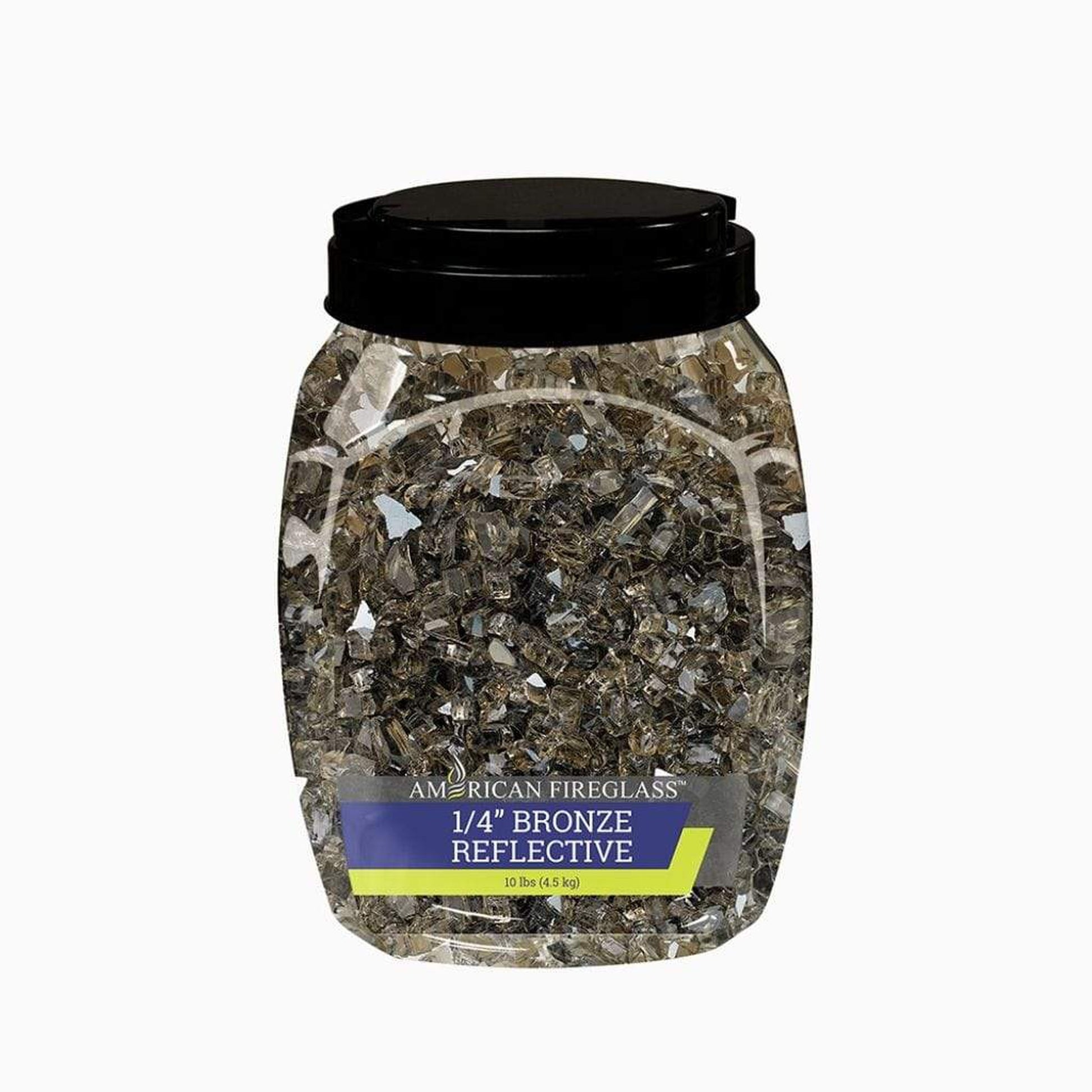American Fireglass 1/4" Bronze Reflective Fire Glass