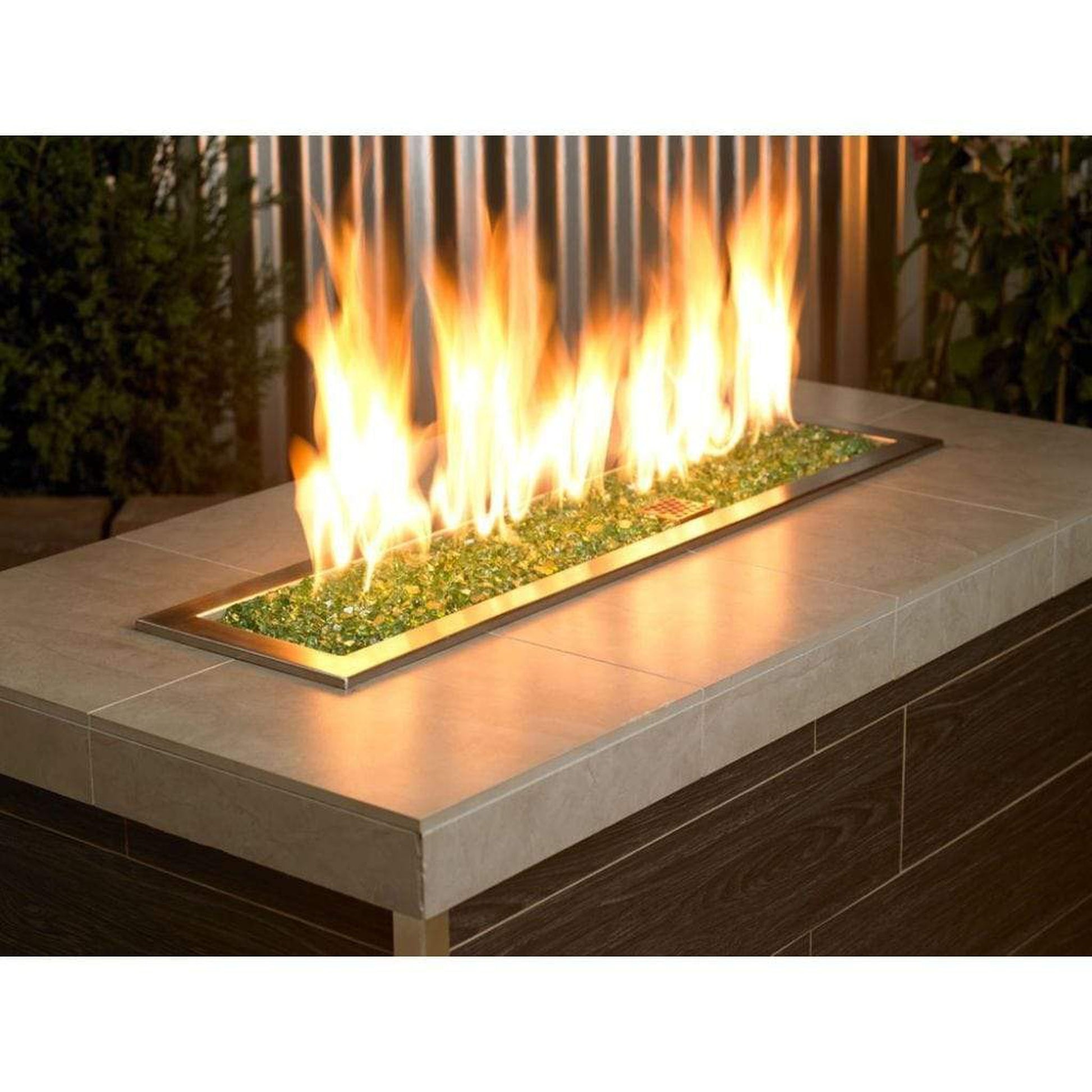 American Fireglass 1/4" Evergreen Reflective Fire Glass