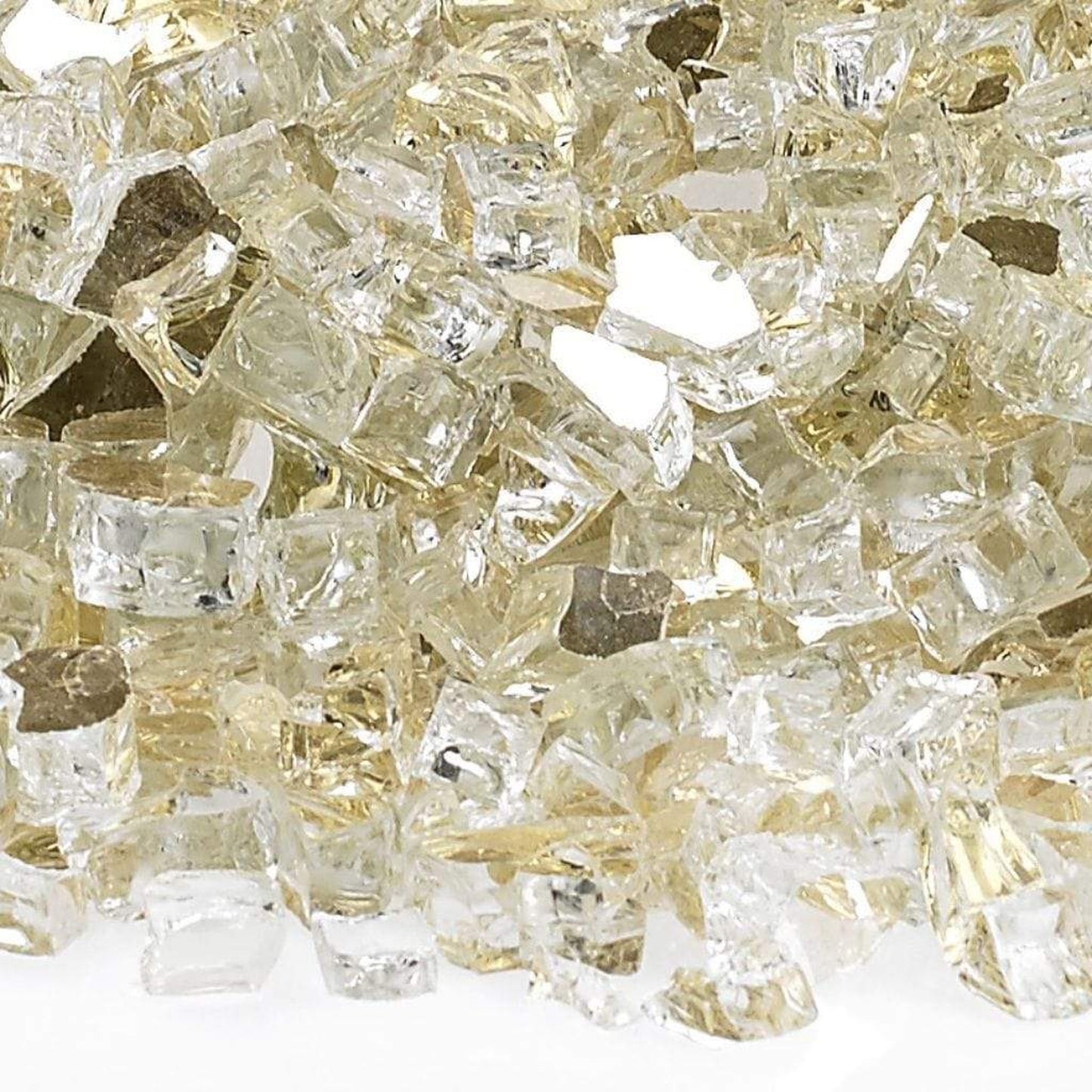 American Fireglass 1/4" Gold Reflective Fire Glass