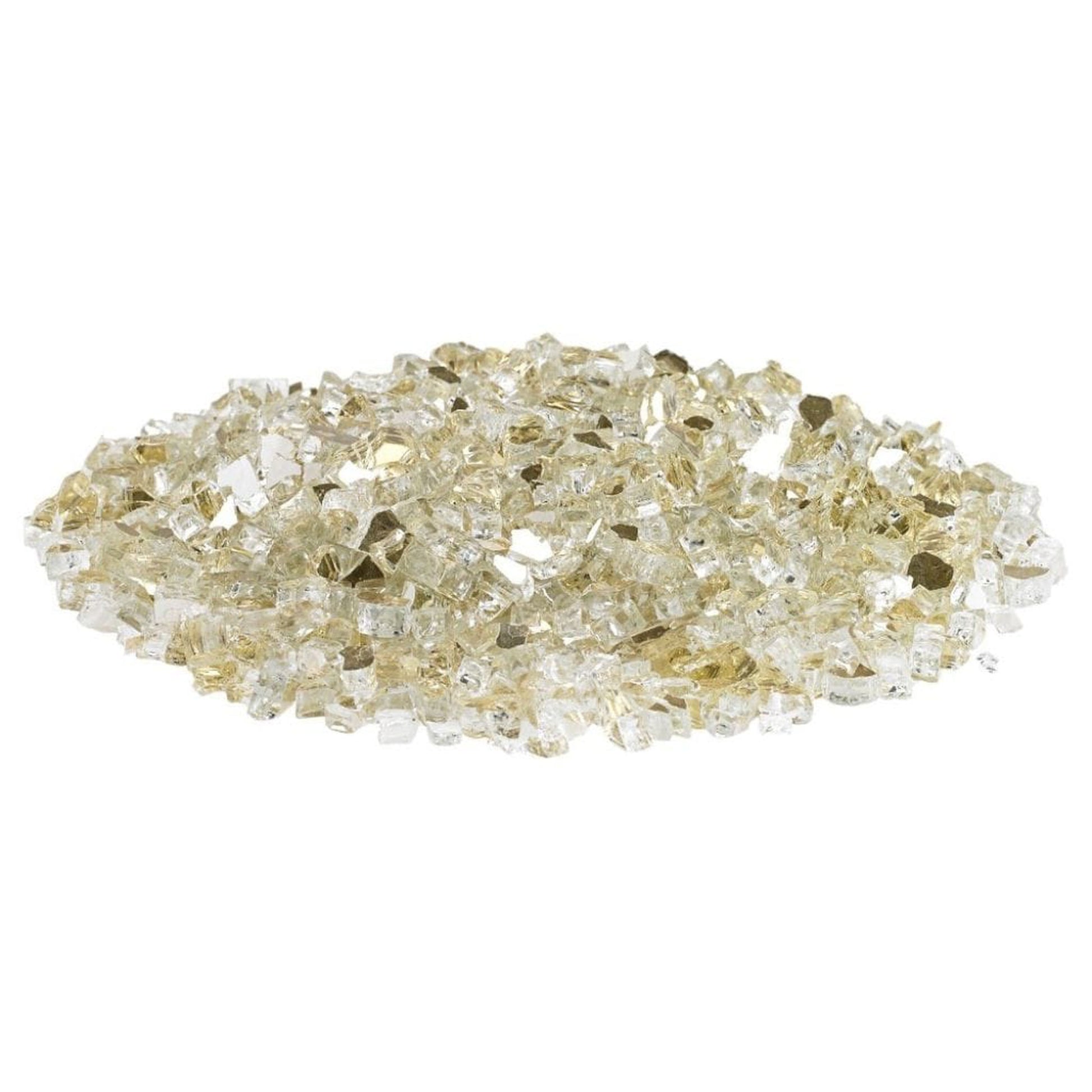 American Fireglass 1/4" Gold Reflective Fire Glass