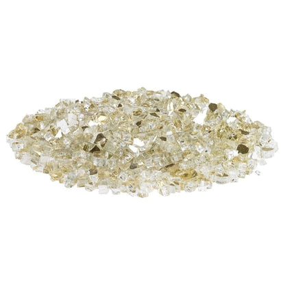 American Fireglass 1/4" Gold Reflective Fire Glass