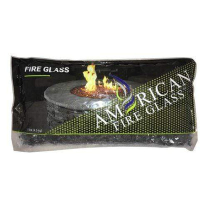 American Fireglass 1/4" Gray Fire Glass