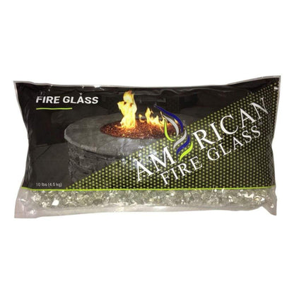 American Fireglass 1/4" Pacific Blue Reflective Fire Glass