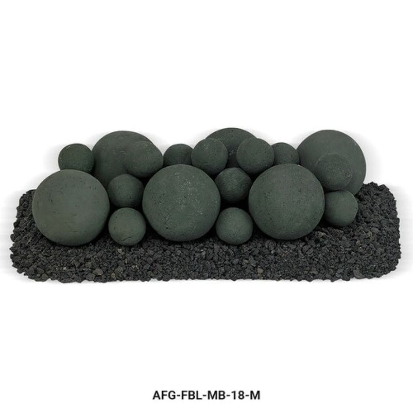 American Fireglass 18" Lite Stone Ball Set