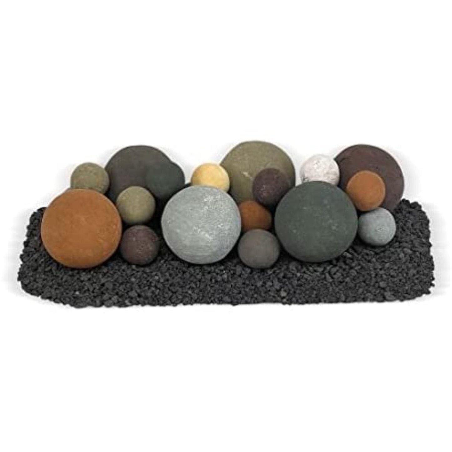 American Fireglass 18" Lite Stone Ball Set