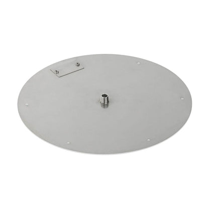American Fireglass 18" Round Stainless Steel Flat Pan With 12" Fire Ring