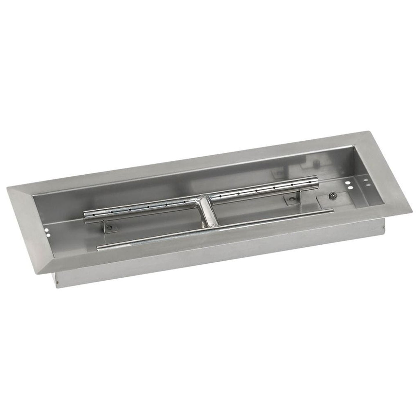 American Fireglass 18" x 6" Rectangular Drop-In Pan with Spark Ignition Kit