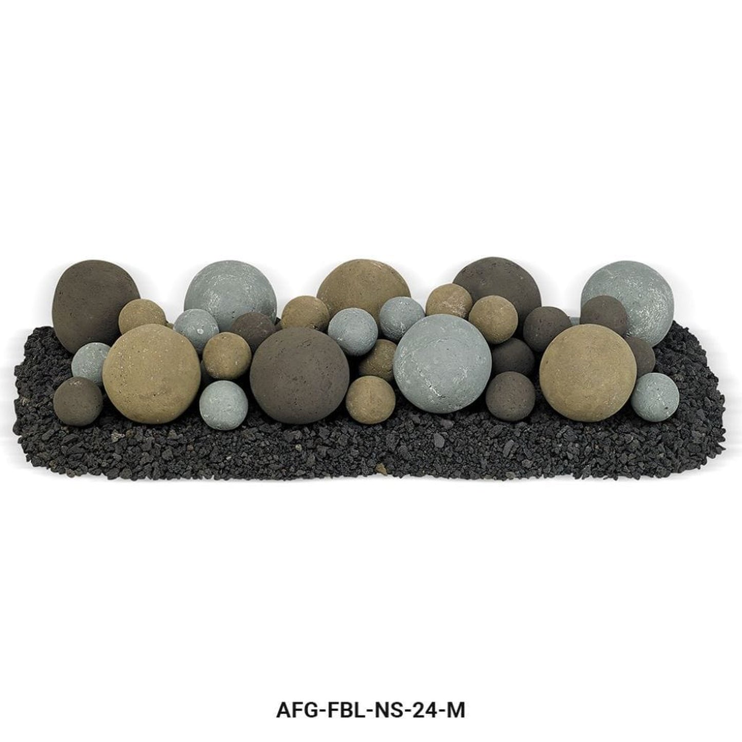 American Fireglass 24" Lite Stone Ball Set