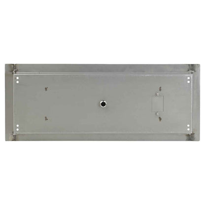 American Fireglass 24" x 8" Rectangular Stainless Steel Drop-In Fire Pit Pan