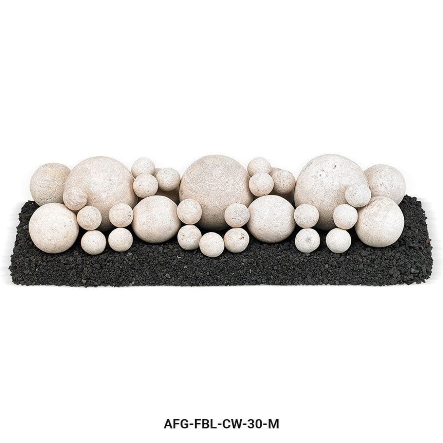 American Fireglass 30" Lite Stone Ball Set