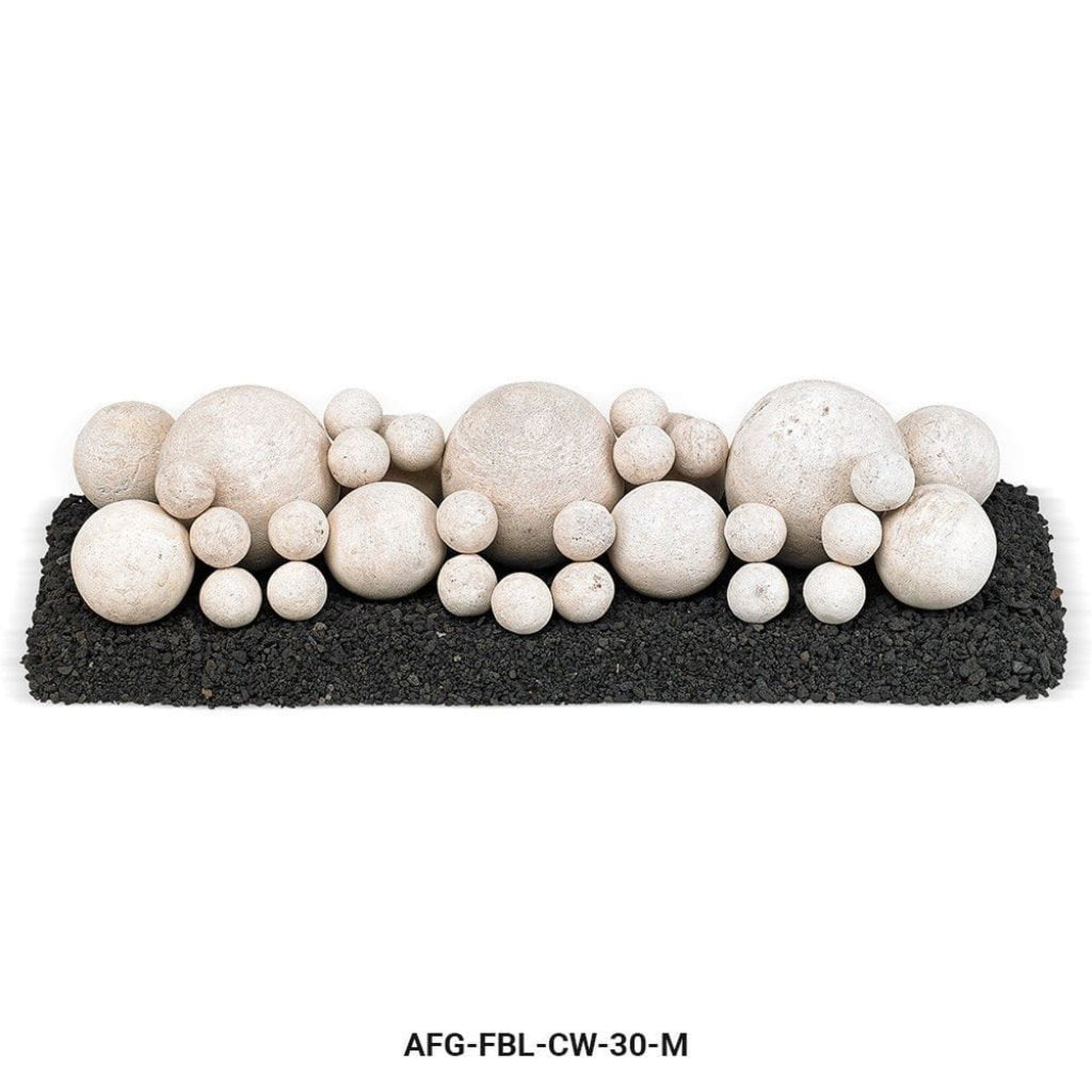 American Fireglass 30" Lite Stone Ball Set