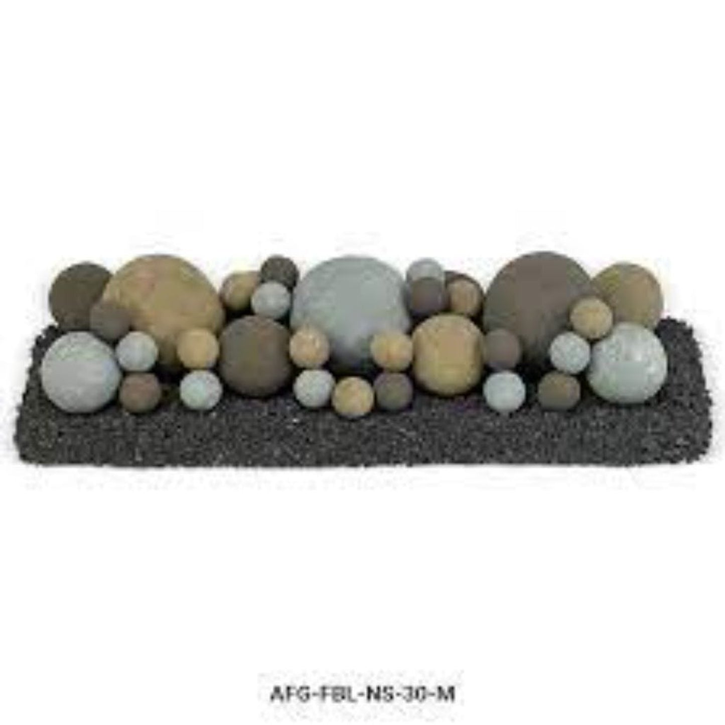 American Fireglass 30" Lite Stone Ball Set