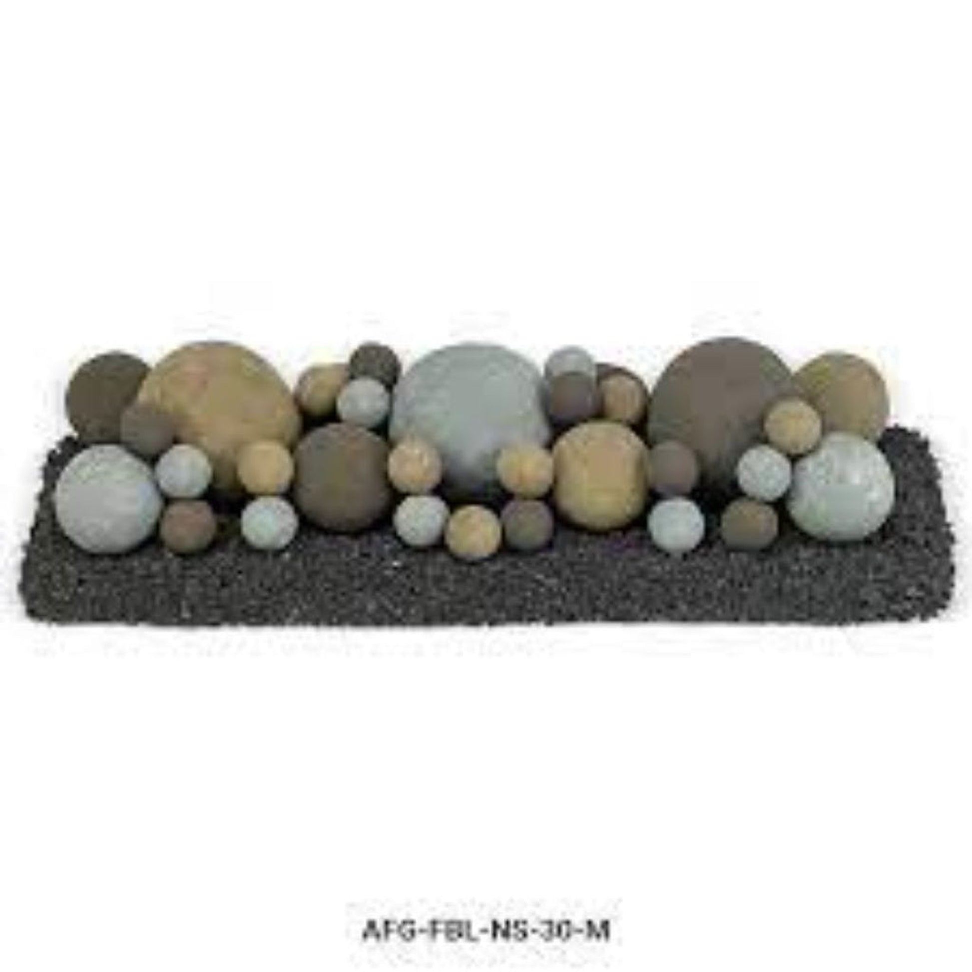 American Fireglass 30" Lite Stone Ball Set