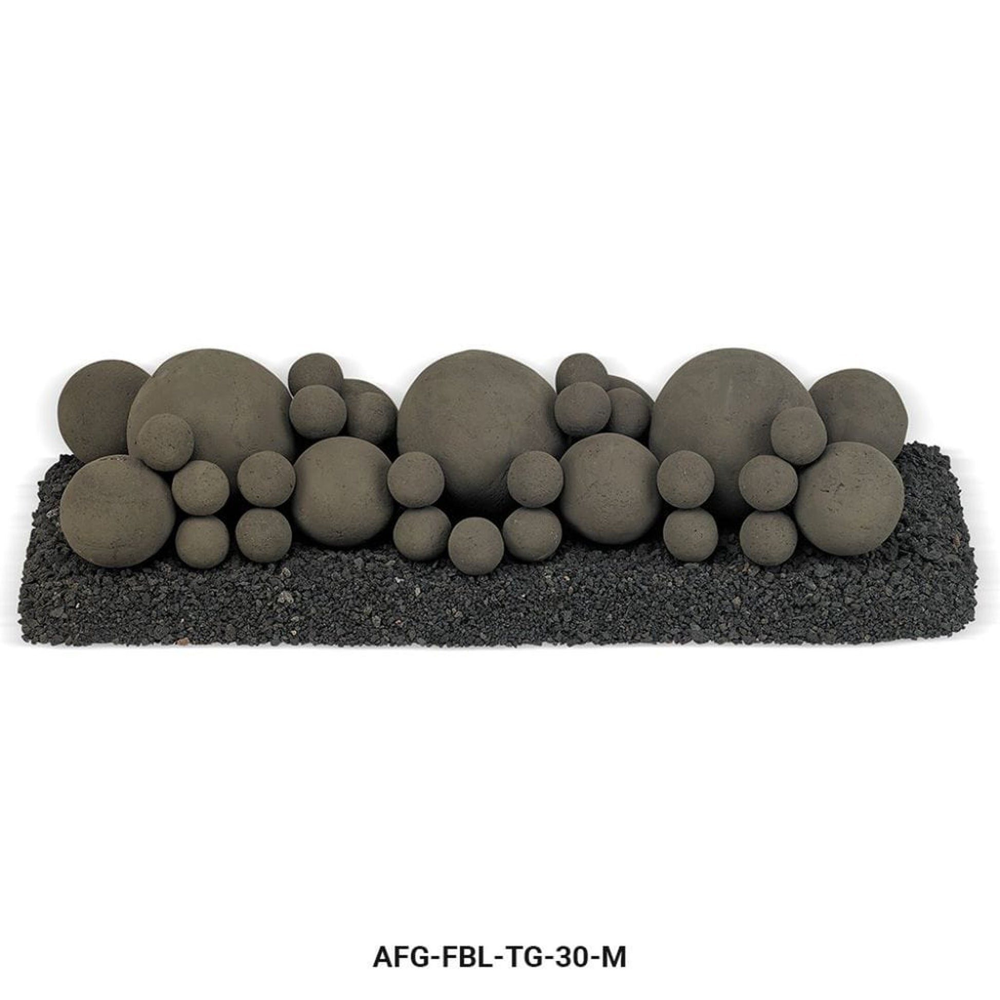 American Fireglass 30" Lite Stone Ball Set