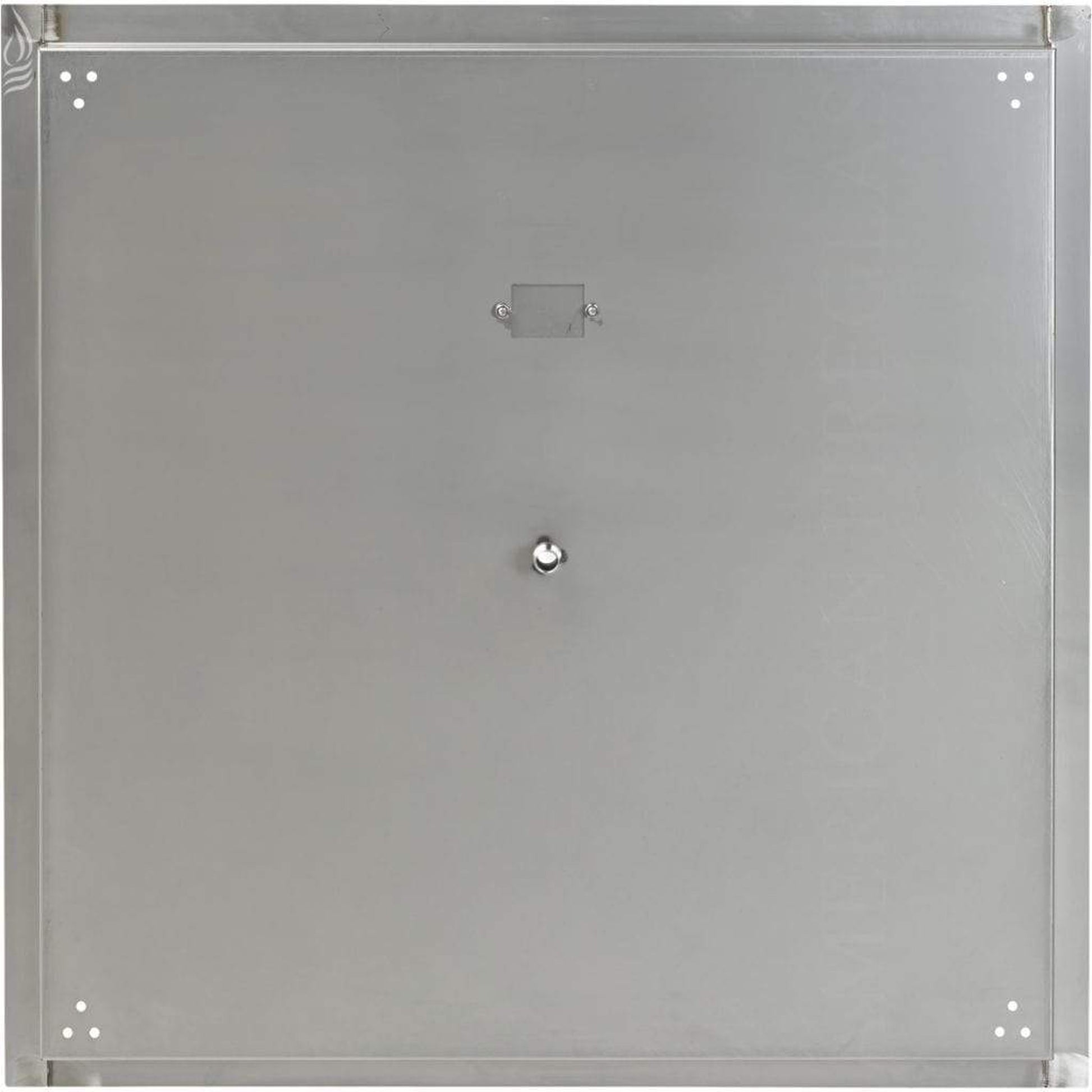 American Fireglass 30" Stainless Steel Square Drop In Pan With 18" Ring