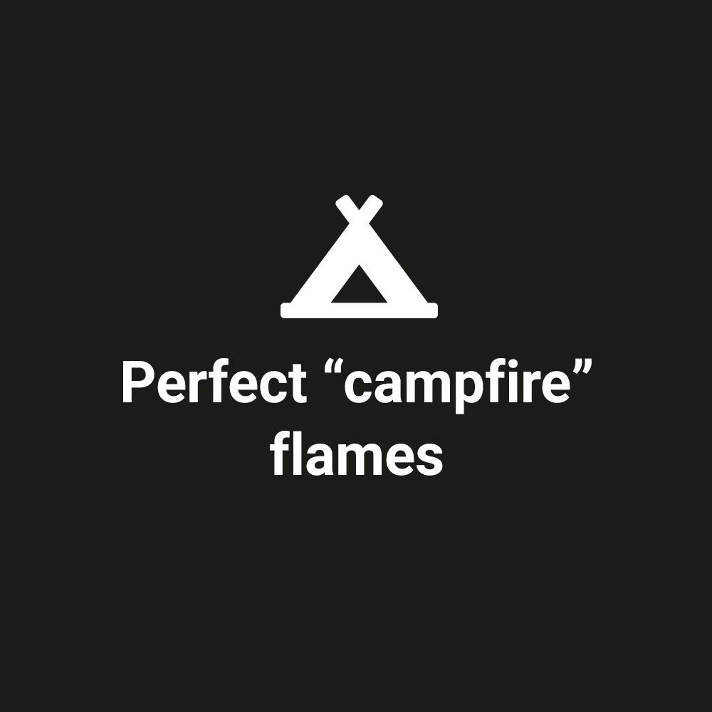 American Fireglass 30" Triple-Ring Round Black Steel Burner with a 3/4" Inlet