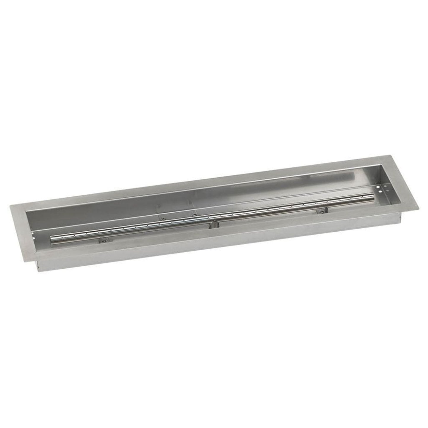 American Fireglass 30" x 6" Stainless Steel Linear Channel Drop-In Pan with S.I.T. System