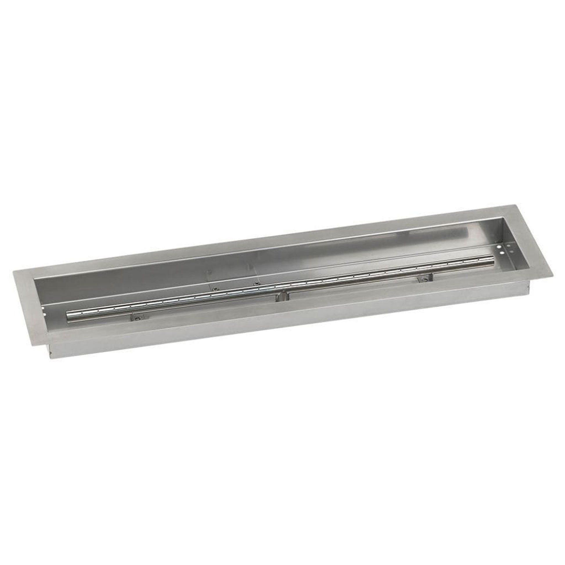 American Fireglass 30" x 6" Stainless Steel Linear Channel Drop-In Pan with S.I.T. System