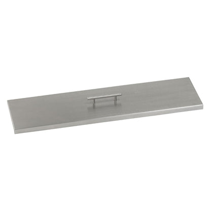 American Fireglass 33" Linear Stainless Steel Drop-In Fire Pit Pan Cover