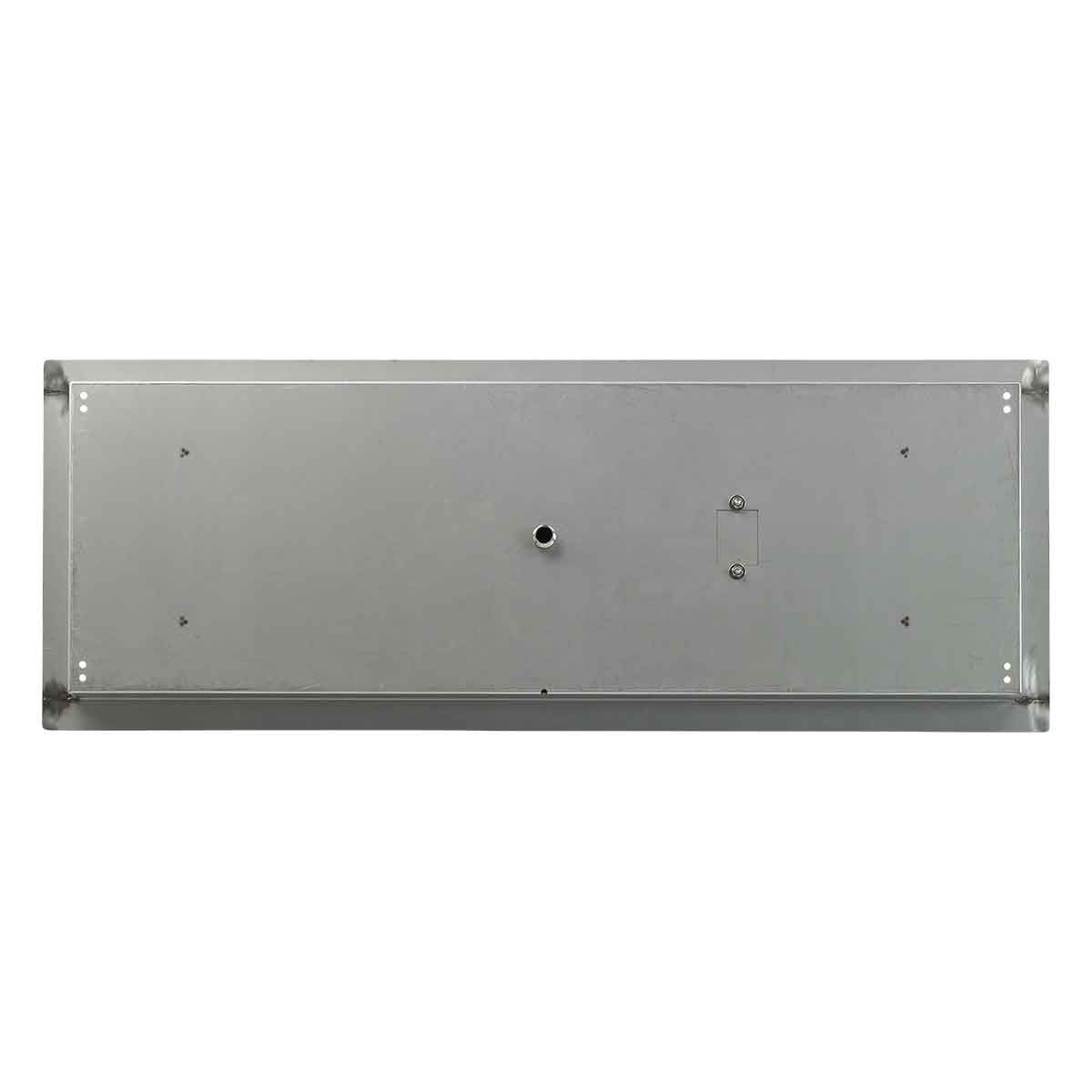 American Fireglass 36" x 12" Rectangular Stainless Steel Drop-In Fire Pit Pan