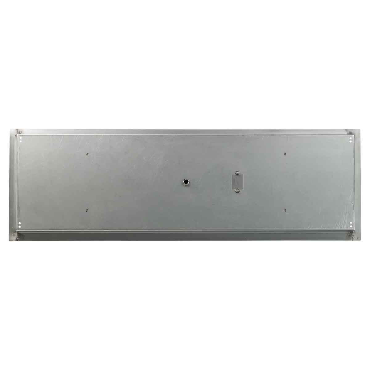 American Fireglass 48" x 14" Rectangular Stainless Steel Drop-In Fire Pit Pan