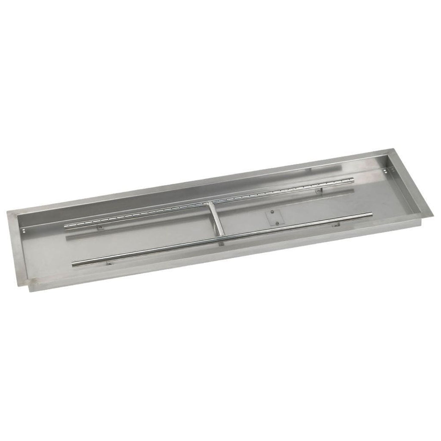 American Fireglass 48" x 14" Rectangular Stainless Steel Drop-In Pan with S.I.T. System