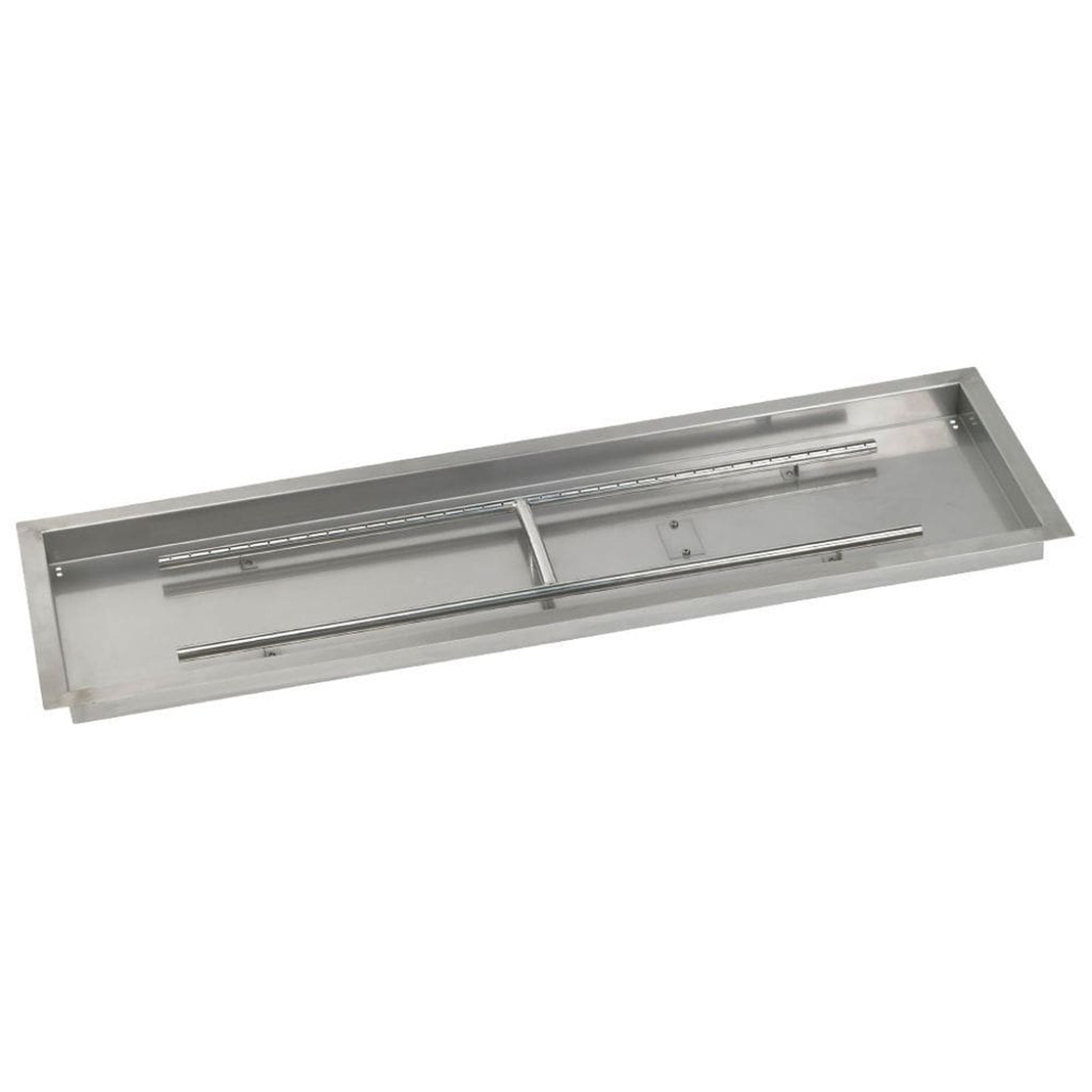 American Fireglass 48" x 14" Rectangular Stainless Steel Drop-In Pan with S.I.T. System