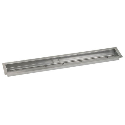 American Fireglass 48"x 6" Linear Channel Drop-In Pan with Spark Ignition Kit