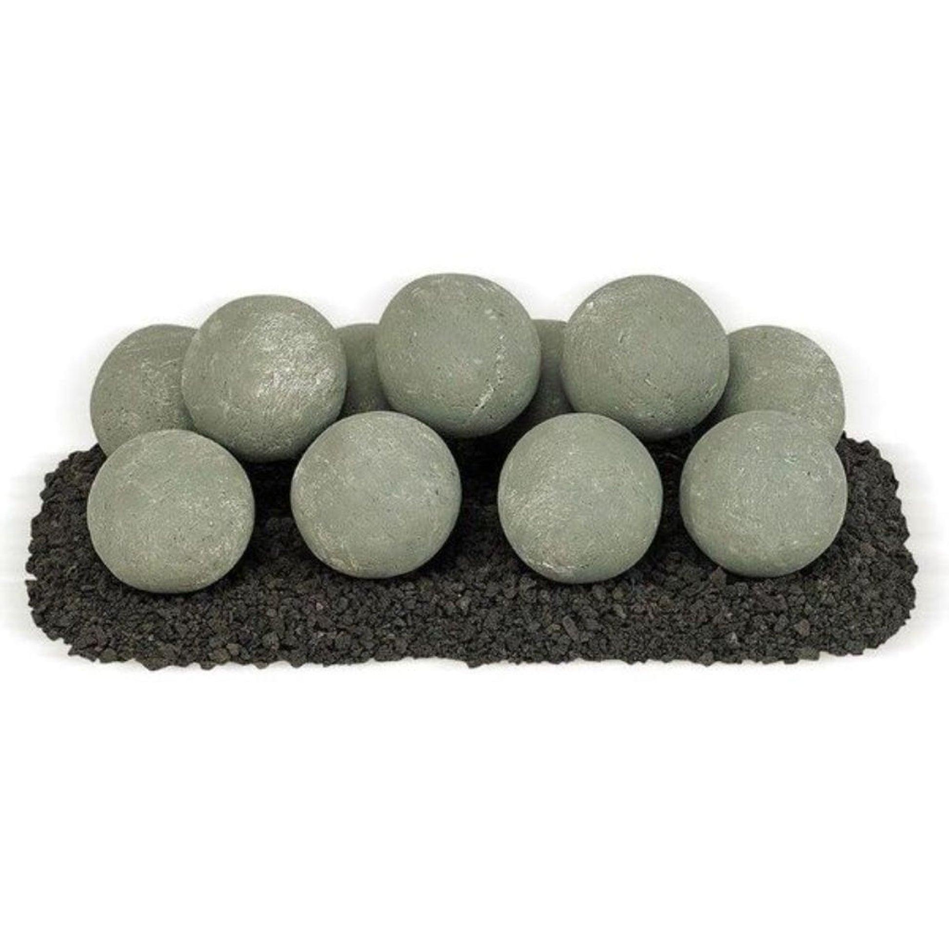 American Fireglass 6 Count Lite Stone Ball Set