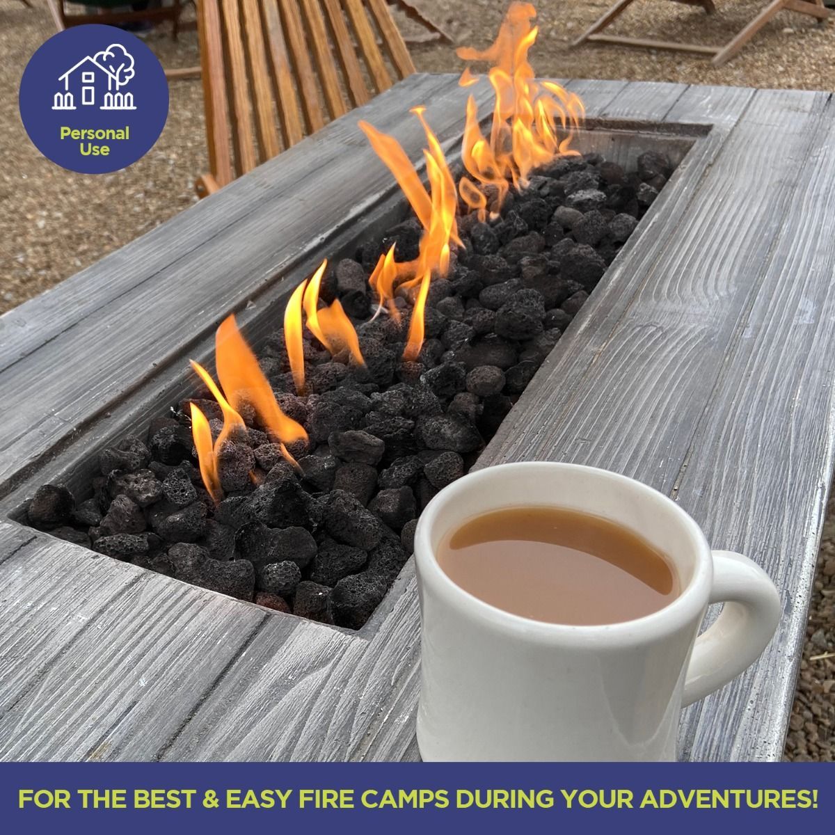 American Fireglass 60 x 20 lbs Bags Medium Black Lava Rock Pallet