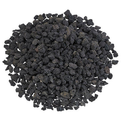 American Fireglass 60 x 20 lbs Bags Small Black Lava Rock Pallet