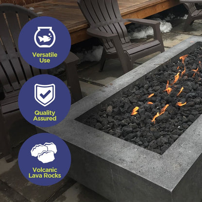 American Fireglass 60 x 20 lbs Bags Small Black Lava Rock Pallet