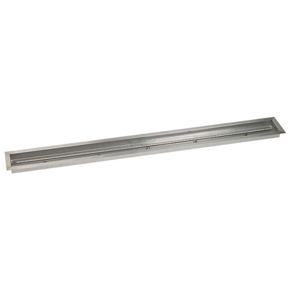 American Fireglass 72"x 6" Linear Drop-In Pan with Match Light Kit