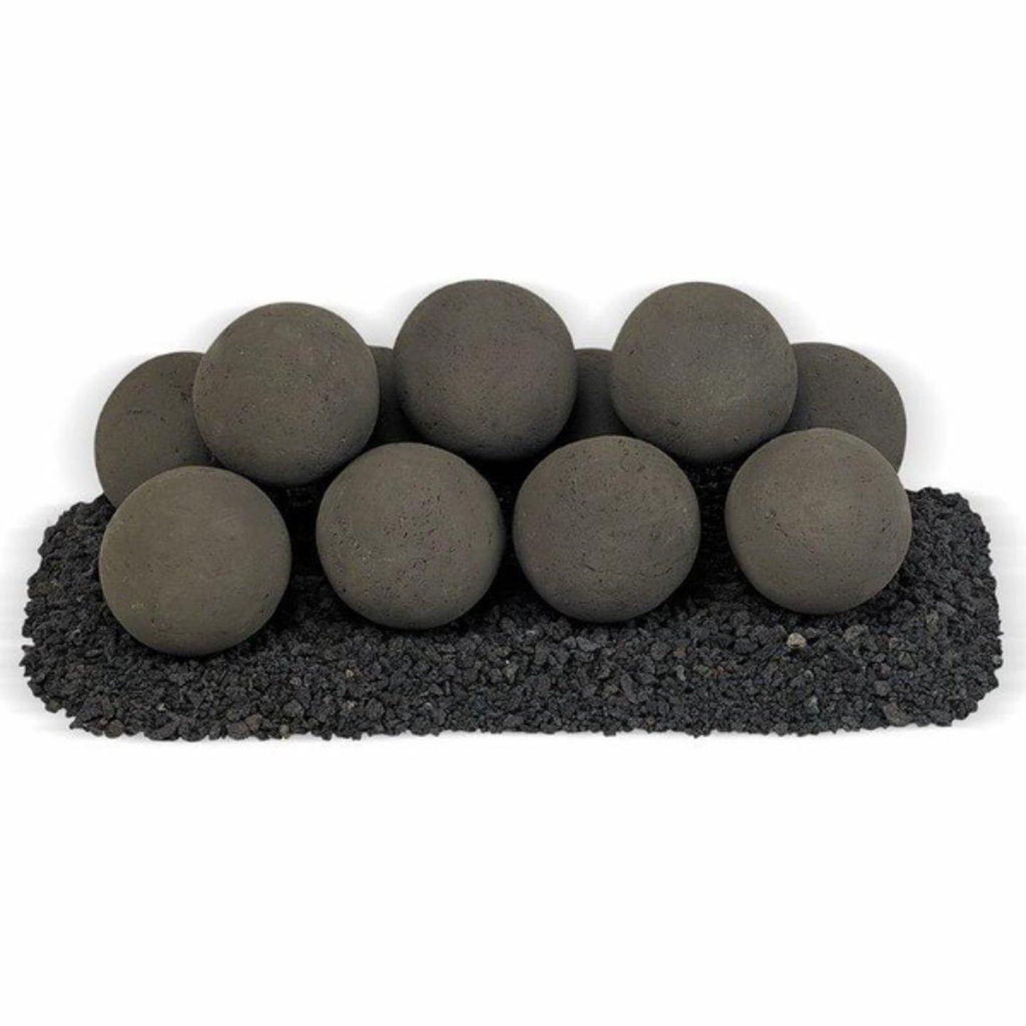 American Fireglass 9 Count Lite Stone Ball Set