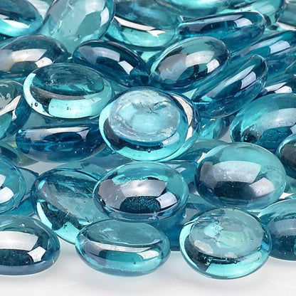 American Fireglass Aqua Blue Luster Fire Beads
