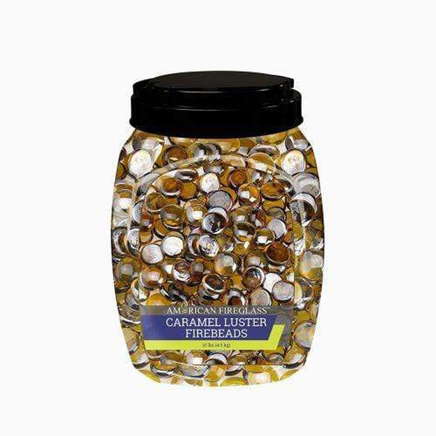 American Fireglass Caramel Luster Fire Beads