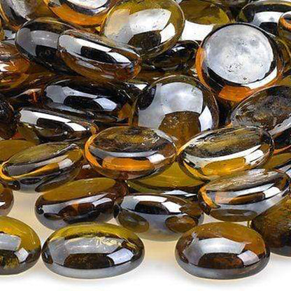 American Fireglass Caramel Luster Fire Beads