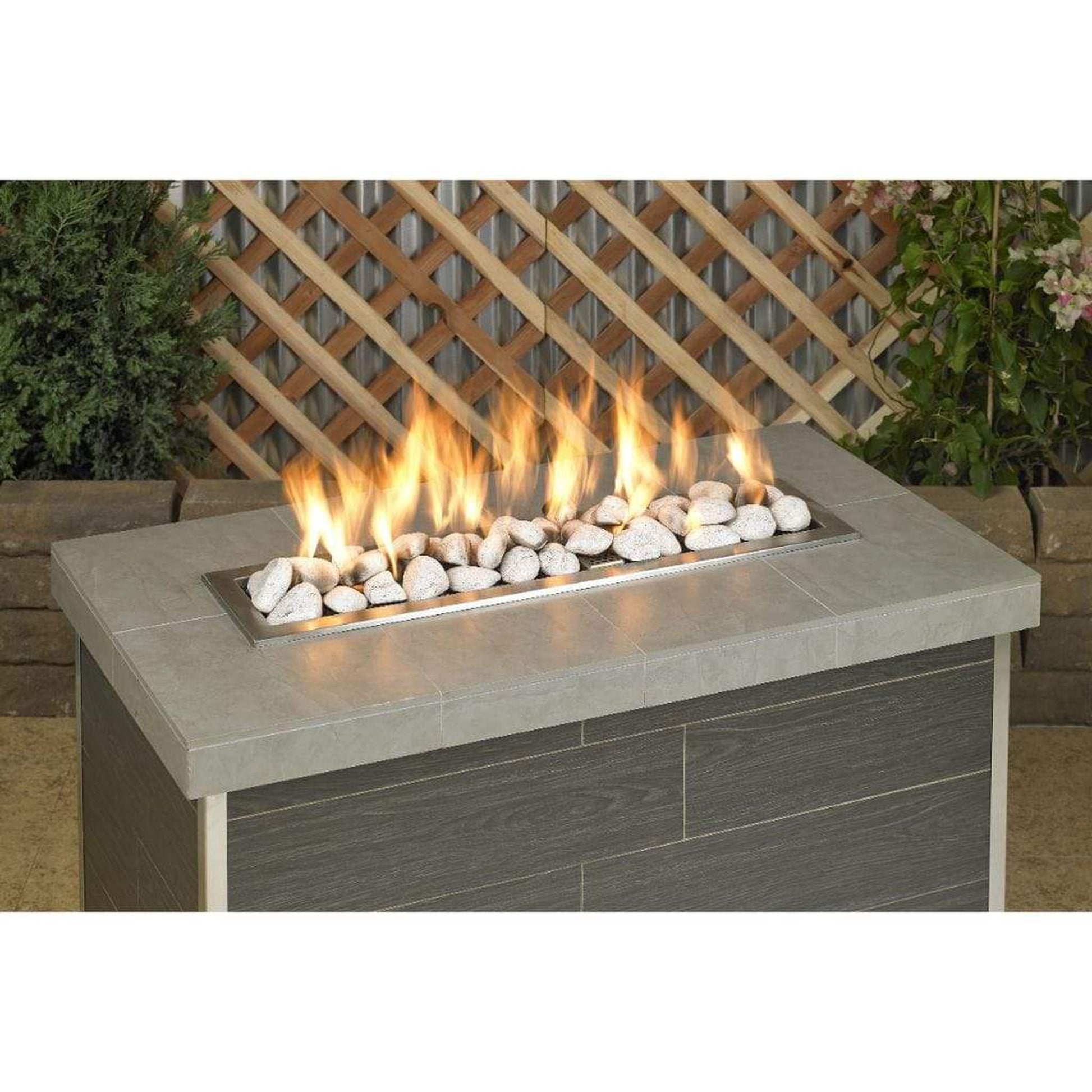 American Fireglass Cottage White Lite Stones Set - 15 Stone Set