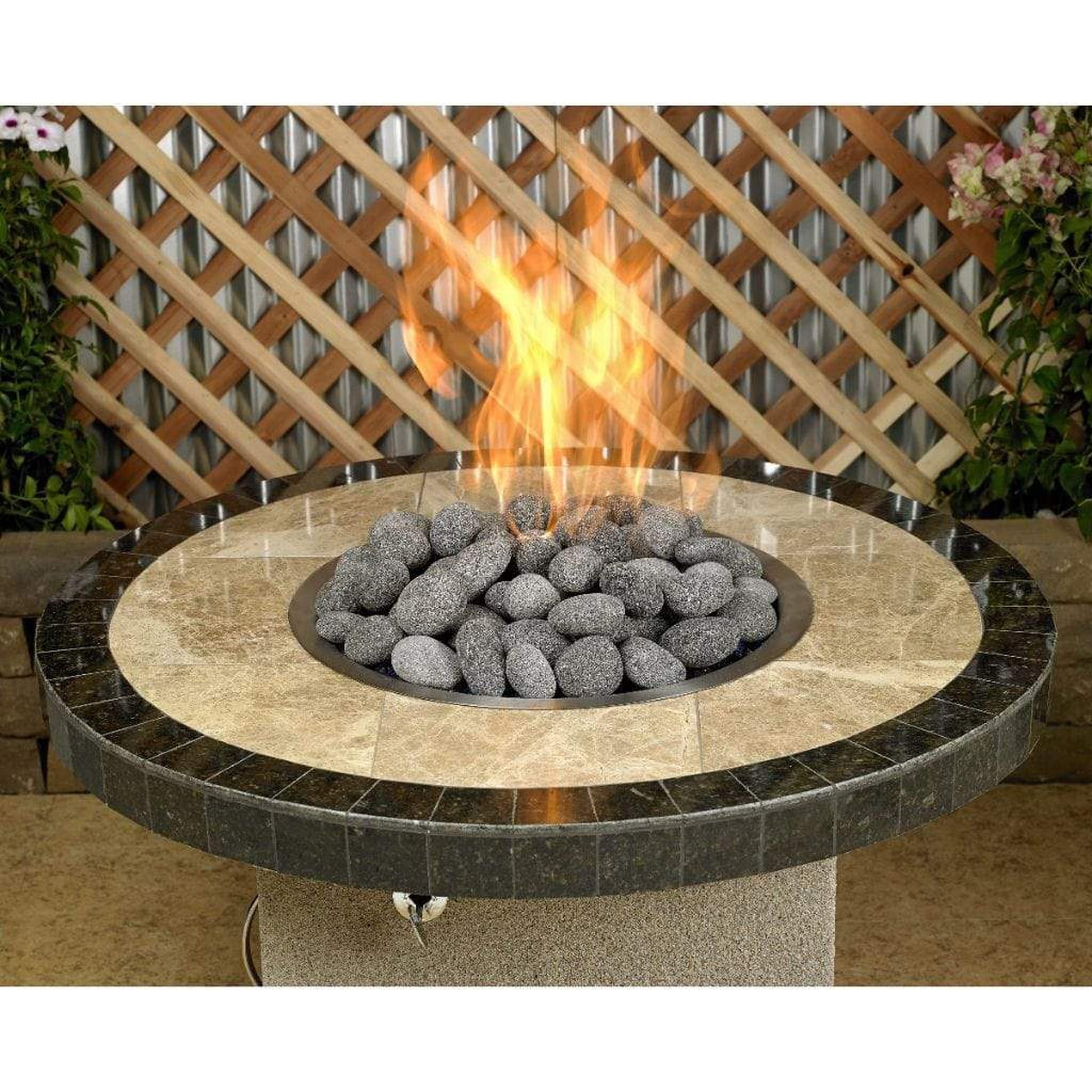 American Fireglass Large Gray Lava Stone (2" - 4")