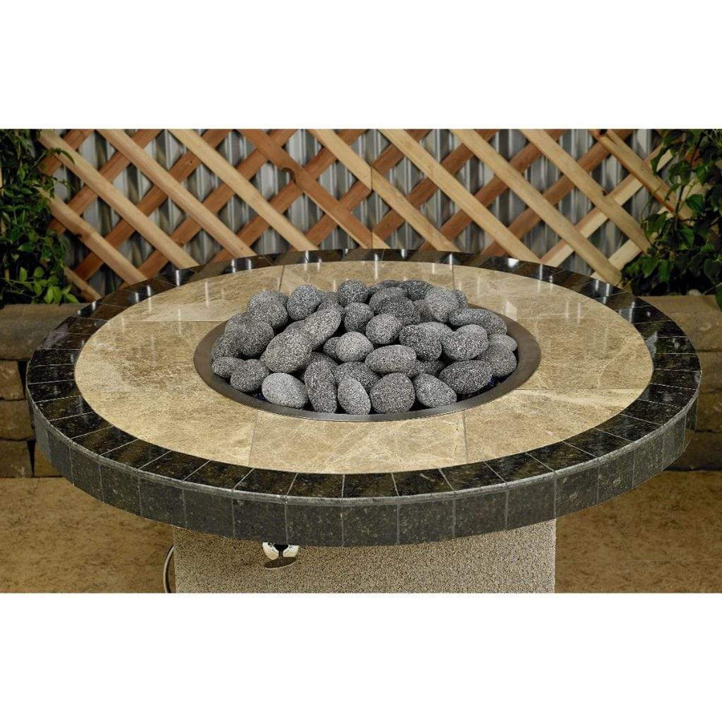 American Fireglass Large Gray Lava Stone (2" - 4")