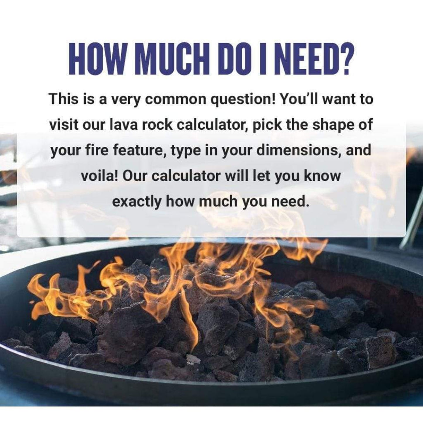 American Fireglass Medium Lava Rock