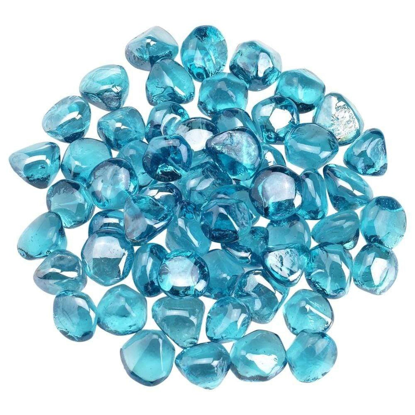 American Fireglass Powder Blue Luster Zircon Fire Glass