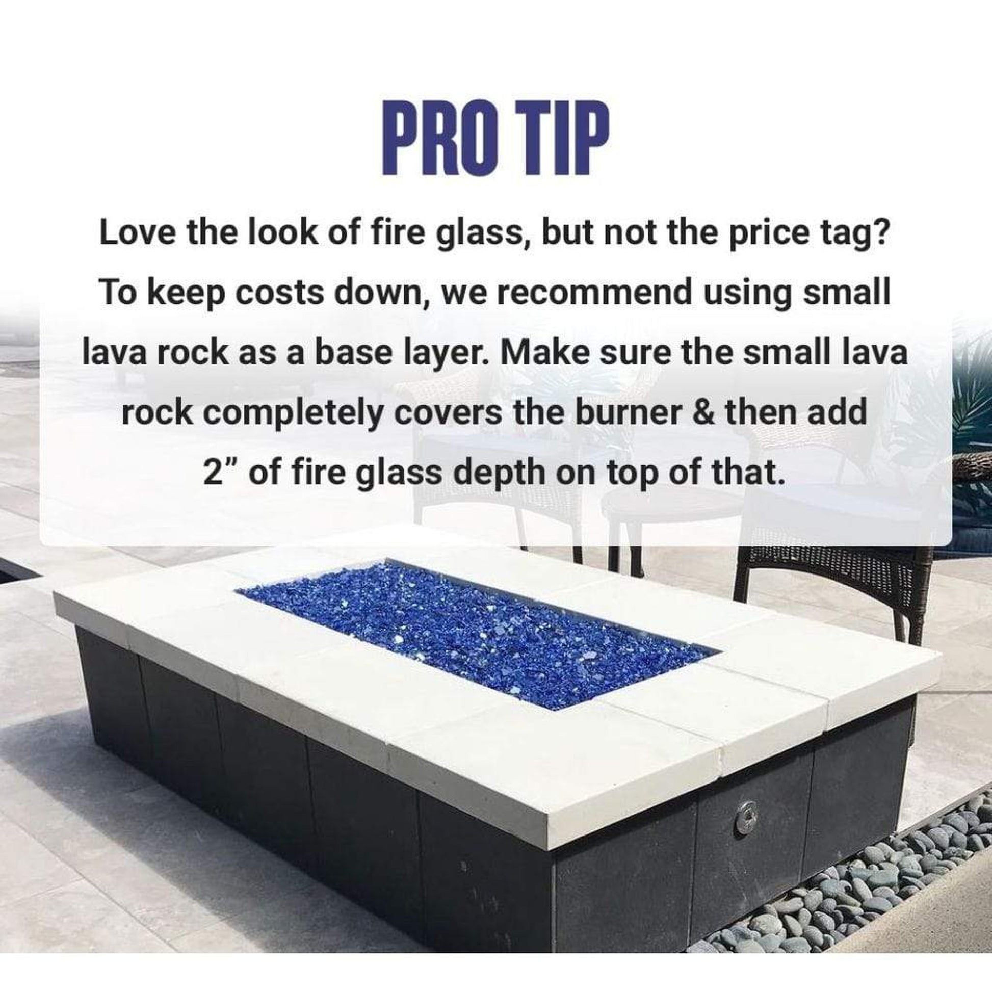 American Fireglass Small Lava Rock