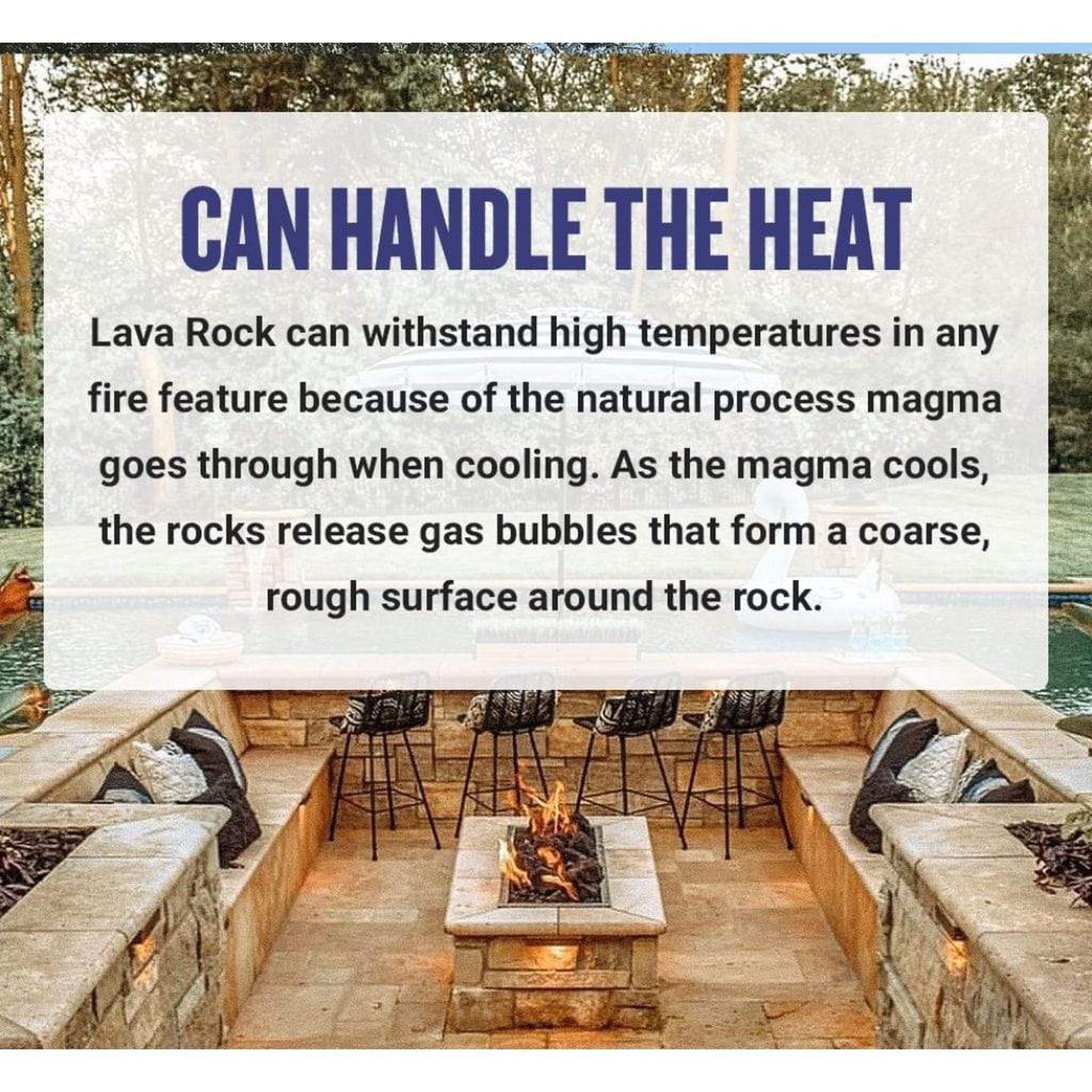 American Fireglass Small Lava Rock