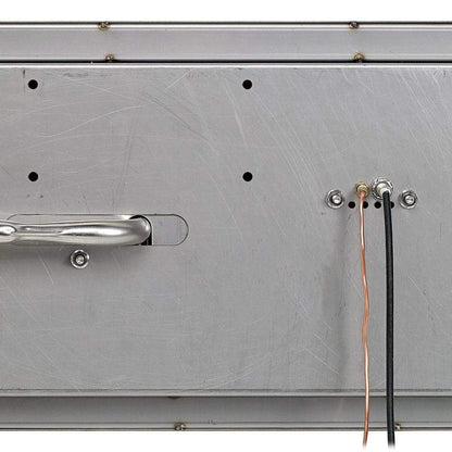 American Fireglass Stainless Steel Linear Drop-in Fire Pit Pan With Electric Ignition System kit, CSA Certified
