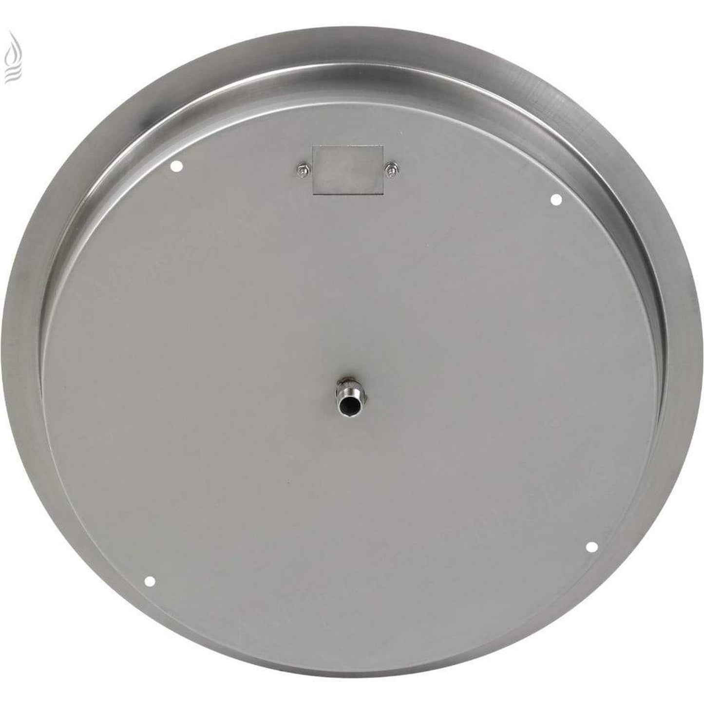American Fireglass Stainless Steel Round Drop-In Pan With Ring Burner
