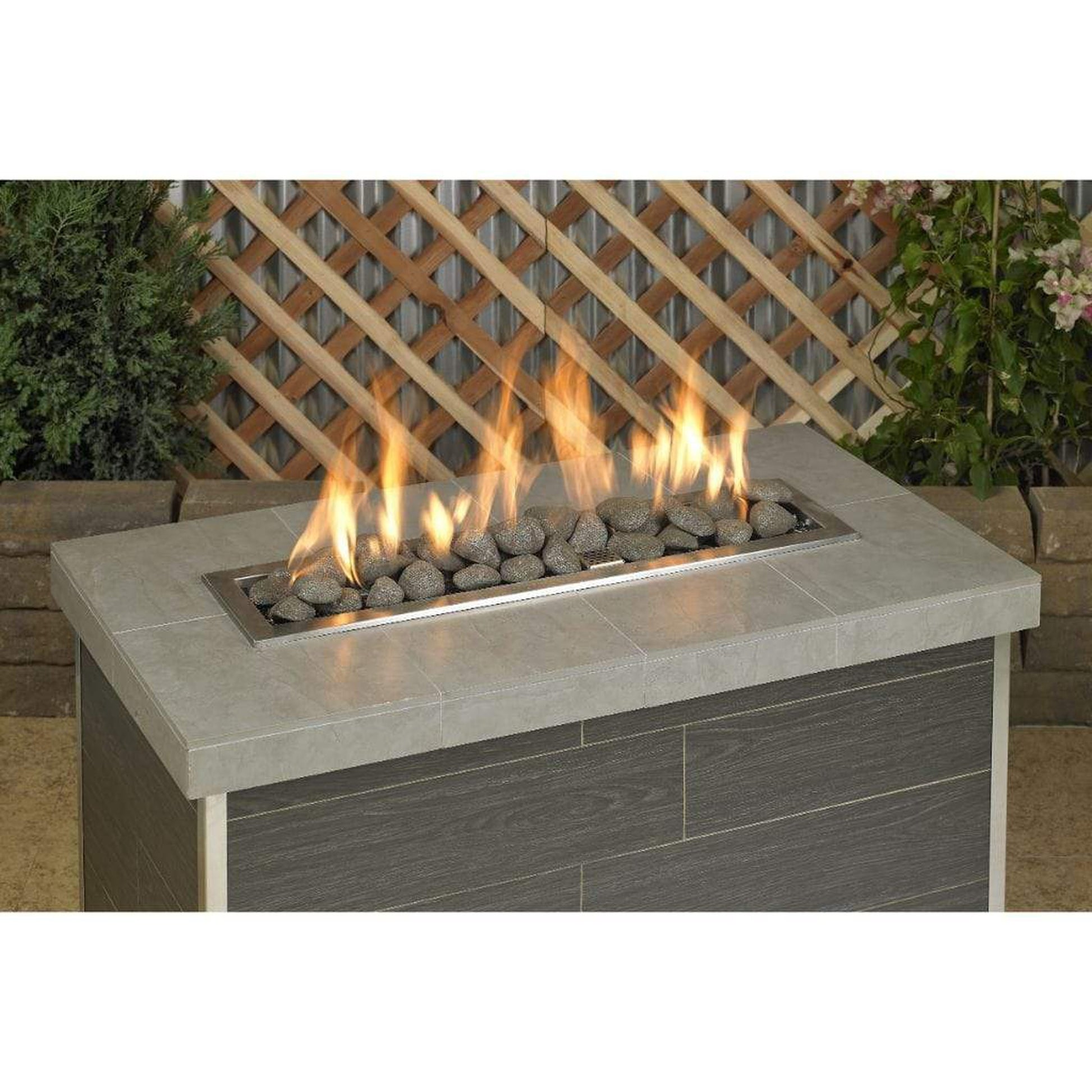 American Fireglass Thunder Gray Lite Stones Set - 15 Stone Set